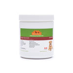 WellyTails cartilage hip and joint dog supplement bottle, green label with ADVANCED