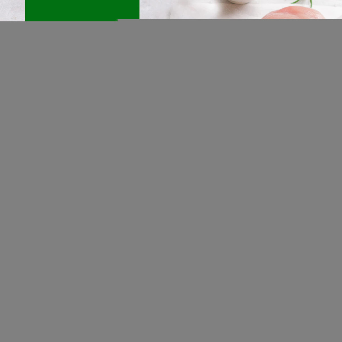 Calcium bones bag design corner on plain gray background