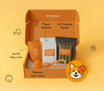 Everyday pet dental care kit with wipes, sticks, chew toy—dogs & cats