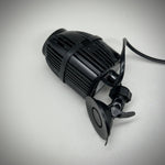 Wave aquarium circulation pump with suction mount and front water outlet
