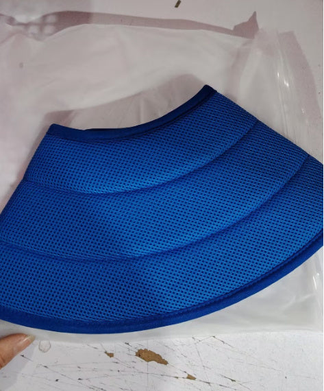 Soft recovery e-collar for dogs and cats, royal blue fabric cone