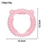 Maßgrafik: Bären-Ringhundespielzeug, Rosé, 12,5 cm, 130 g±10 g