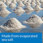 Mounds of evaporated sea salt crystals for Aquarium Salt treatment.