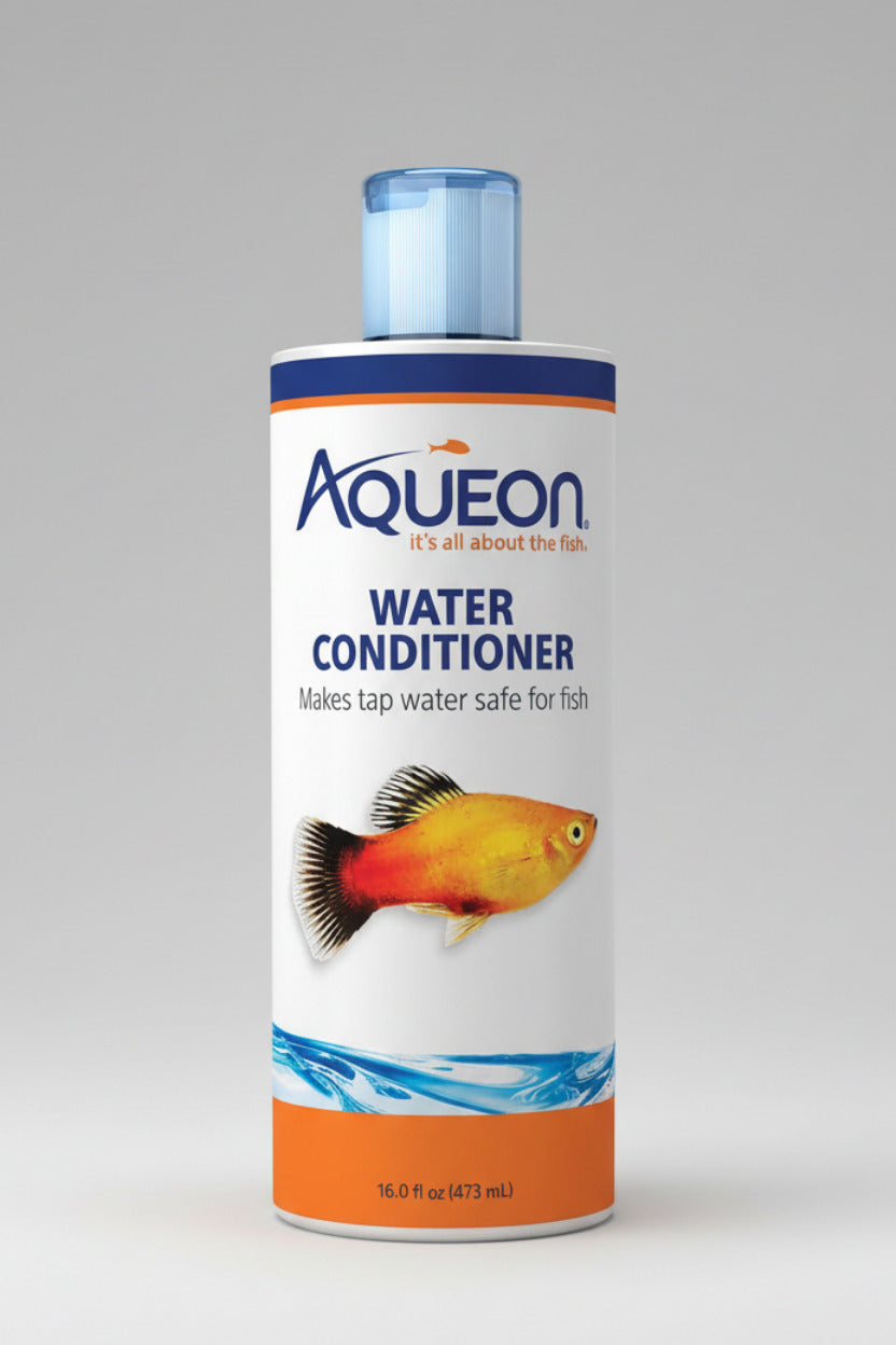 Aqueon water conditioner bottle, 16 fl oz, for making tap water safe for fish
