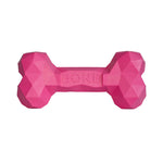 Diamond Bone Slow-Feeding Kauknochen in Pink mit „BONE“-Prägung