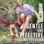 Adore Pet WoundCare spray bottle with pump top and WoundCare label