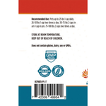 Pet joint support dietary supplement label with barcode and OCPARS code