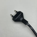 Two-prong power plug with attached black cord for wave aquarium pump
