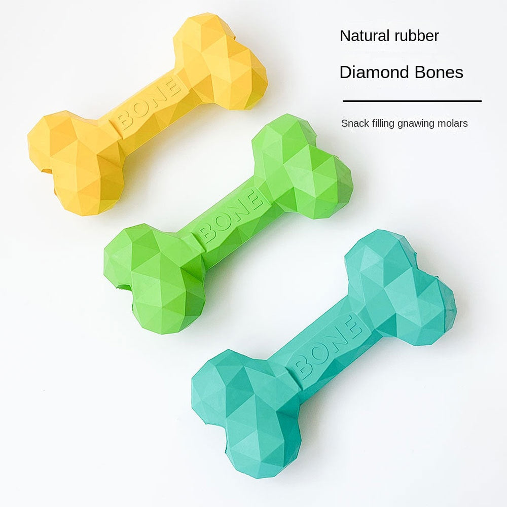 Diamond Bone-Kauholz: gelb, grün und türkis, diamantartige Prismenstruktur