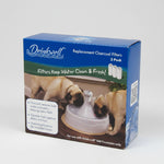 Drinkwell replacement charcoal filters 3-pack in blue box packaging