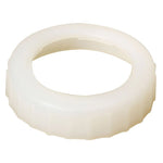 Calf feeding nipple gasket ring, off-white with central hole