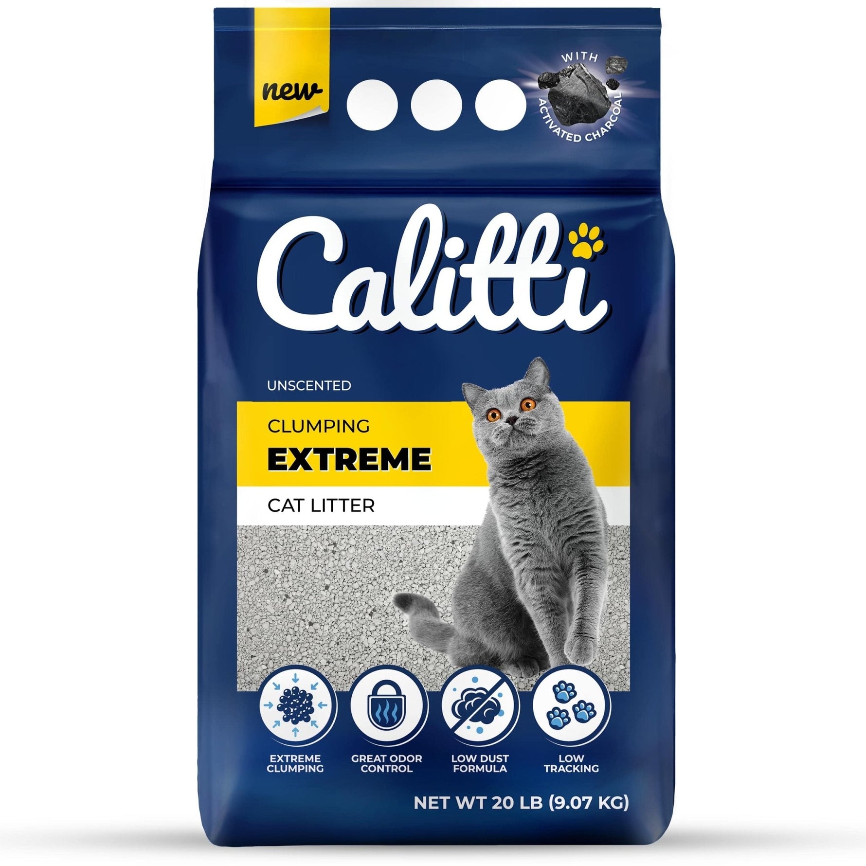 Calitti extreme clumping cat litter bag, unscented