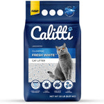 Unscented fresh white clumping cat litter bag, 20 lb
