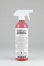 Pet cologne & coat conditioner spray bottle, berry soft, 16 oz, with white trigger sprayer