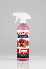 Pet cologne with coat conditioner, Berry Soft scent trigger spray bottle, 16 oz.