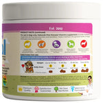 Dog Prenatal Vitamins back label facts panel with directions, ingredients, and guarantees