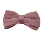 Light purple velvet bowtie with centered band