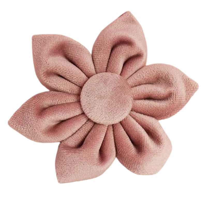 Light purple velvet flower bow accessory