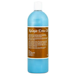 Jeffers Kalaya Emu Oil horse shampoo bottle back label, blue bottle, white cap