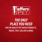 JeffersPET branding for dog products (no toy shown clearly)
