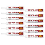 Pack of Jeffers VITA-MIN GEL syringe-style vitamin gel tubes, front labels visible