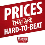 Jefers Pet price promotion graphic with HARD TO-BEAT text