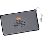 K&H grey heated pet bed warmer pad with power cord and emblem