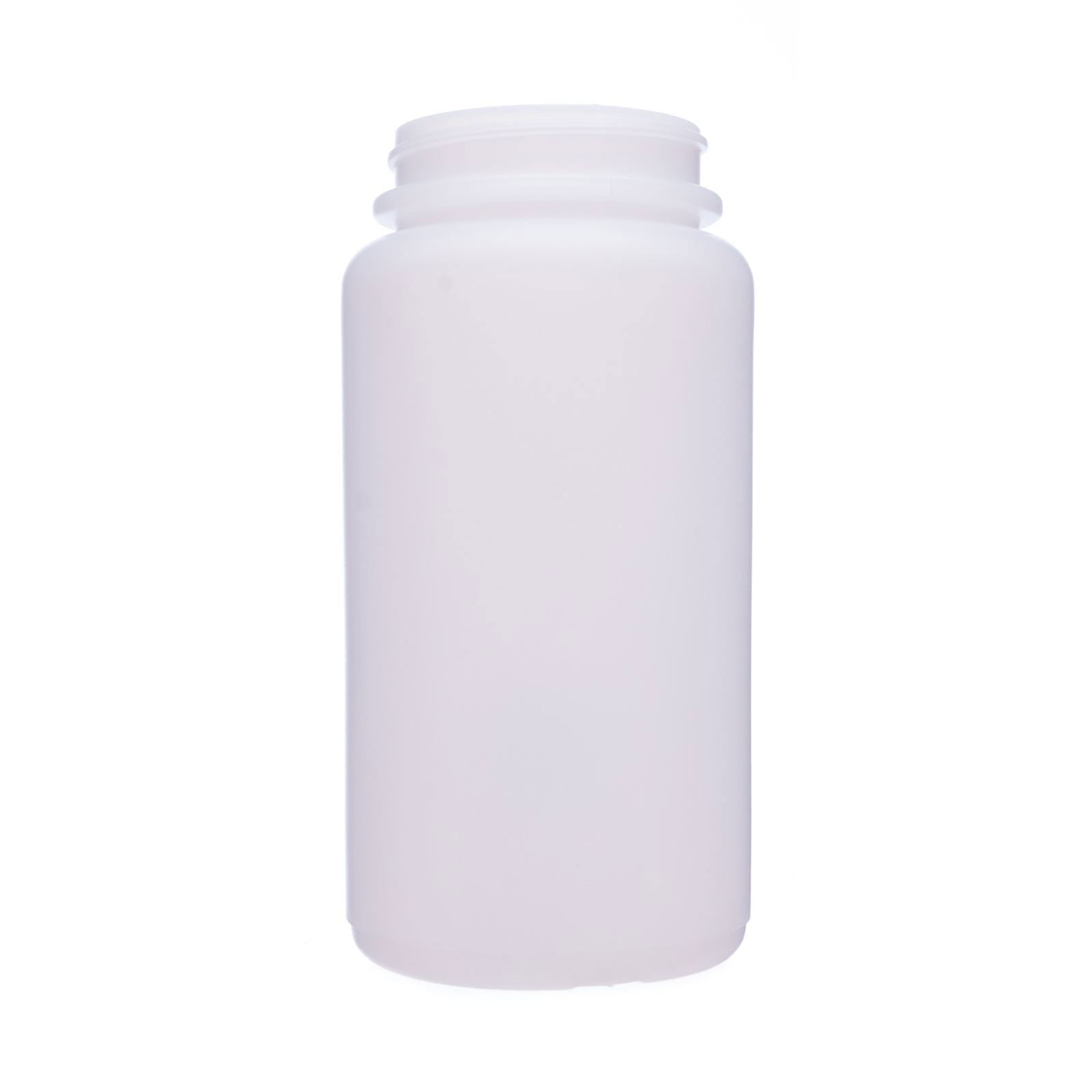 Plastic screw-on chicken waterer jar, frosted light purple