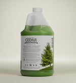 Cedar all-natural flea bite relief shampoo for dogs & cats, rear label jug