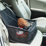 Pet-Transporttasche dunkelgrau mit Clip-Sicherheitsleine, Netzfenster und Frontfach