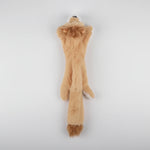 Beige animal-shaped rubber molar chew toy with long legs and small animal head