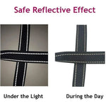 Reflective webbing detail showing cross-shaped glow in low light