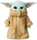 Grogu plush dog toy in tan robe with light blue head, long ears, and friendly face
