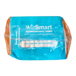 WizSmart heavyweight dog training pad bag, blue center with orange side panels.