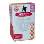WizSmart UltraDry disposable diapers box, M size, 12 count