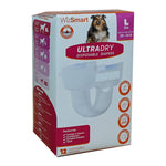 WizSmart UltraDry disposable diapers box, L size, 12 count