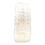 Disposable male dog wraps, folded single wrap with light pattern