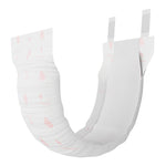Disposable male dog wraps, white pads shown unfolded